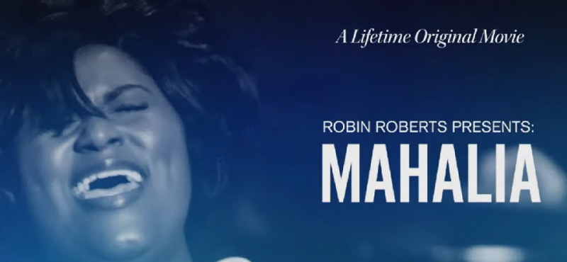 poster of a lifetime original movie about Mahalia Jackson