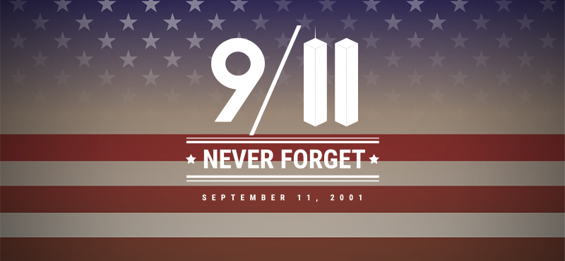 a poster commemorating September 11th, 2001