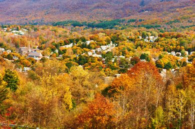 Autumn landscape in Rural New England