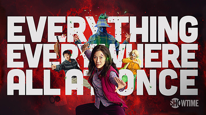 poster for the movie "Everything Everywhere All at Once"