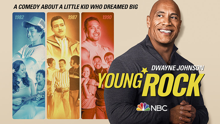 poster for NBC's "Young Rock"